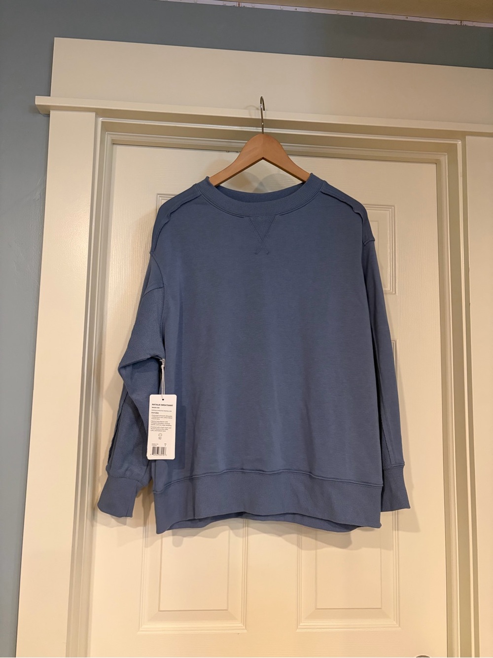 Balance Collection Oversized Women's Crew Natalie Sweatshirt - Stonewash